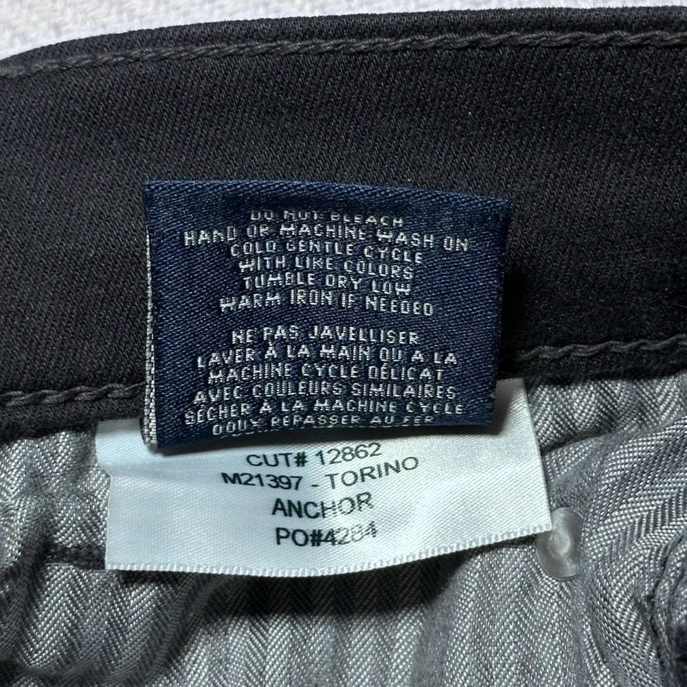 Fidelity Torino Jeans Mens 31x34 Slim Fit Stretch Made in USA Anchor Grey M21397